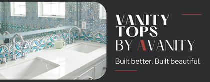 Shop our extensive selection of bath vanity countertops featuring Carrara marble, quartz, engineered stone, and more.
