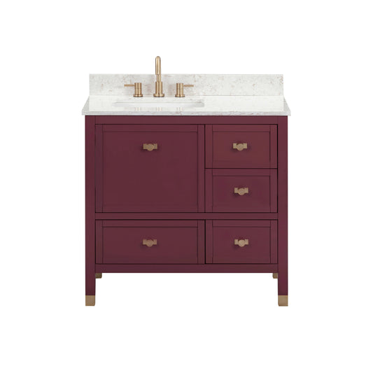 Alana 36 in. Left-Offset Single Sink Bathroom Vanity