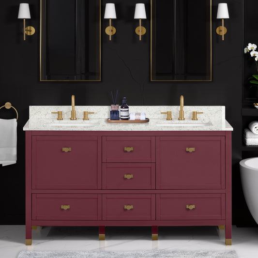 Alana 60 in. Double Sink Bathroom Vanity