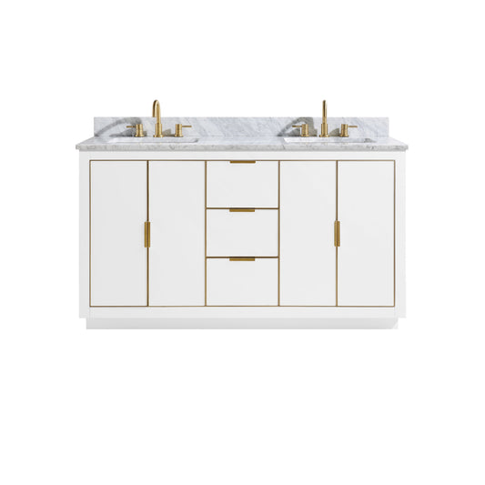 Austen 60 in. Double Sink Bathroom Vanity