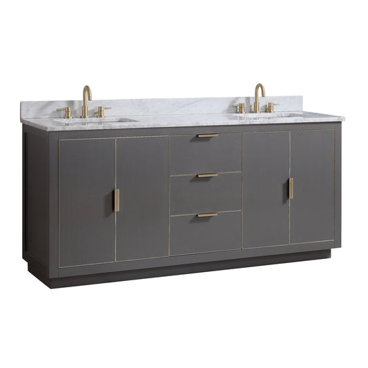 Austen 72 in. Double Sink Bathroom Vanity