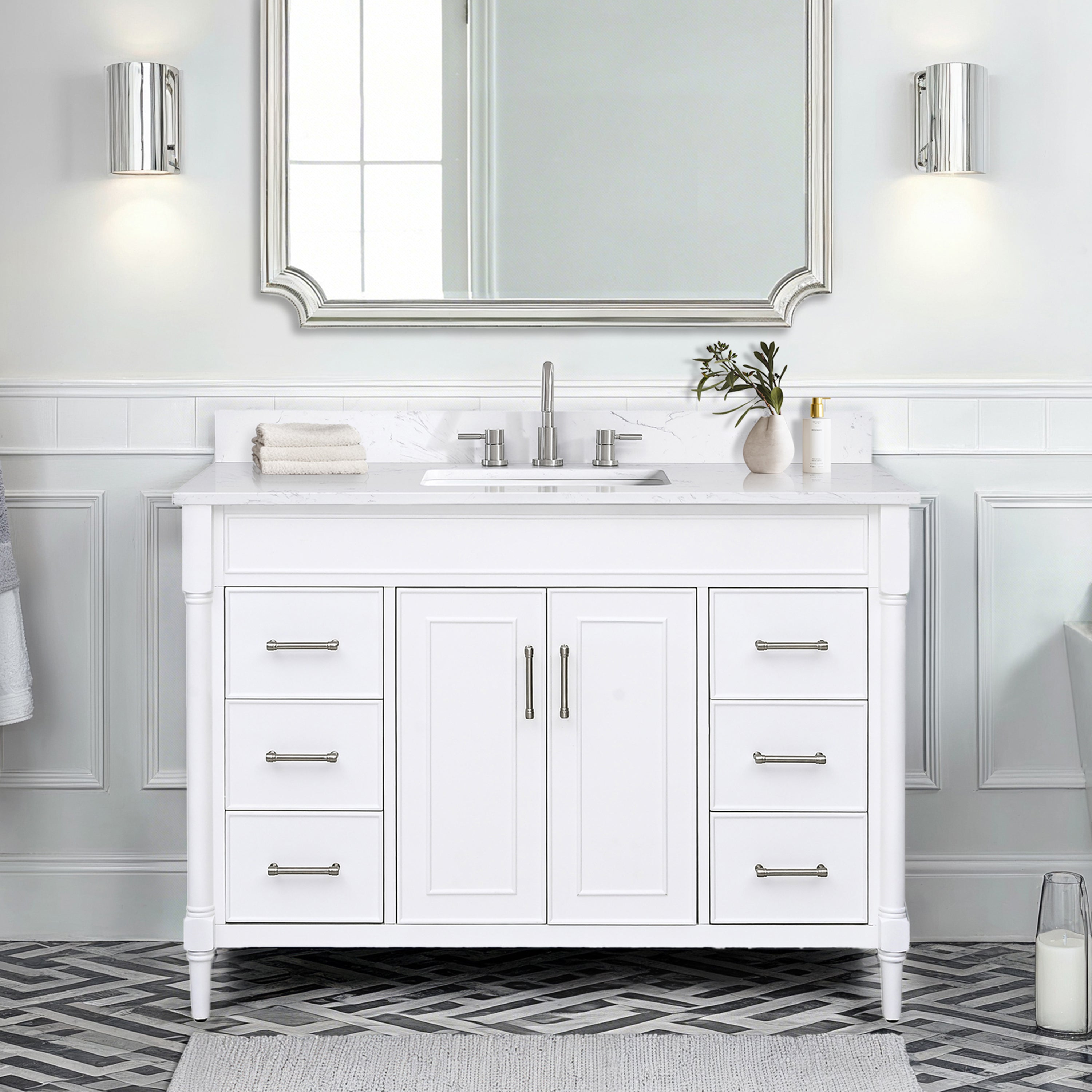 Bristol 48 in. Single Sink Bathroom Vanity – Avanity Corporation
