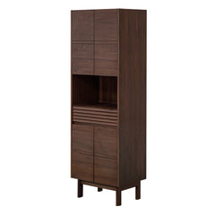 Carina Teak Wood Bathroom Linen Cabinet
