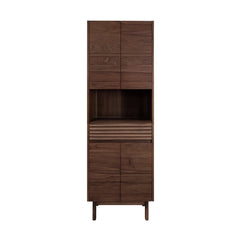 Carina Teak Wood Bathroom Linen Cabinet