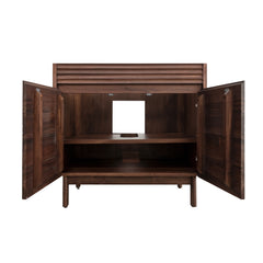 Carina 36 in. Single Sink Teak Wood Bathroom Vanity