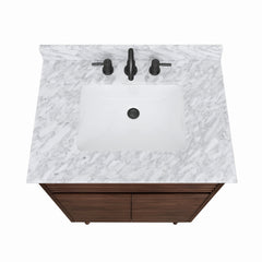 Carina 30 in. Single Sink Teak Wood Bathroom Vanity
