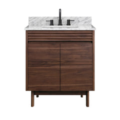 Carina 30 in. Single Sink Teak Wood Bathroom Vanity
