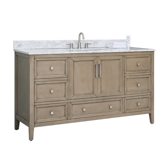 Everette 60 in. Single Sink Bathroom Vanity