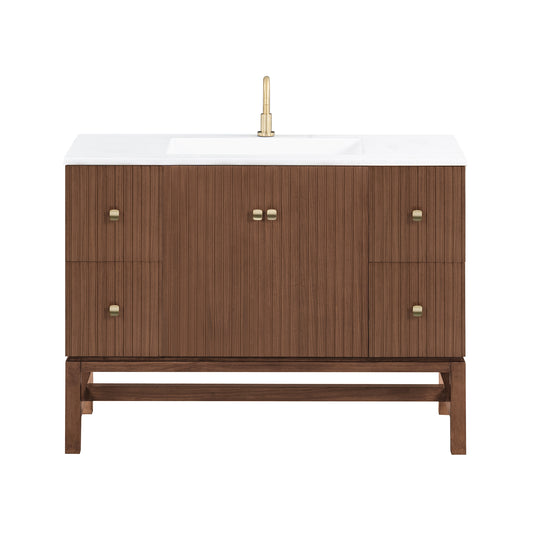 Kenzo 47 in. Single Sink Bathroom Vanity with Dual Mount Option