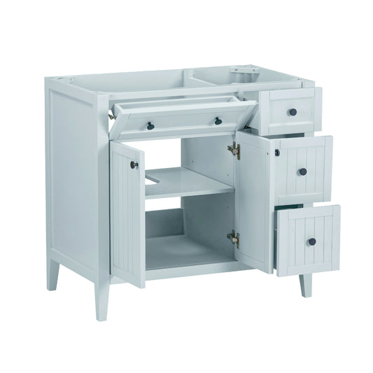Layla 36 in. Left-Offset Single Sink Bathroom Vanity