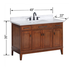 Madison 48 in. Single Sink Bathroom Vanity
