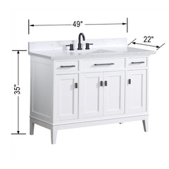 Madison 48 in. Single Sink Bathroom Vanity