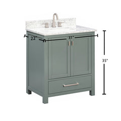Modero 30 in. Single Sink Bathroom Vanity