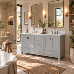 Modero 60 in. Double Sink Bathroom Vanity