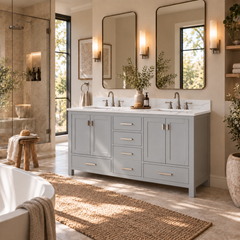 Modero 60 in. Double Sink Bathroom Vanity