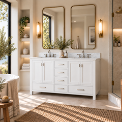 Modero 60 in. Double Sink Bathroom Vanity