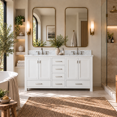 Modero 60 in. Double Sink Bathroom Vanity