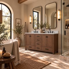 Modero 60 in. Double Sink Bathroom Vanity