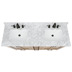 Modero 60 in. Double Sink Bathroom Vanity