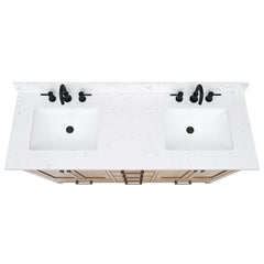 Modero 60 in. Double Sink Bathroom Vanity