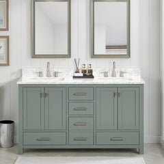 Modero 60 in. Double Sink Bathroom Vanity