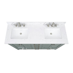 Modero 60 in. Double Sink Bathroom Vanity