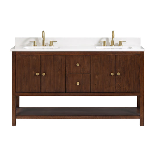 Zoe 60 in. Double Sink Bathroom Vanity