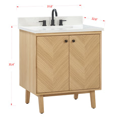 Adele 30 in. Single Sink Bathroom Vanity