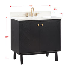 Adele 36 in. Single Sink Bathroom Vanity