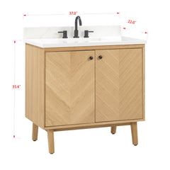 Adele 36 in. Single Sink Bathroom Vanity