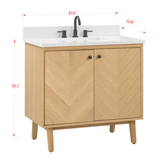 Adele 36 in. Single Sink Bathroom Vanity