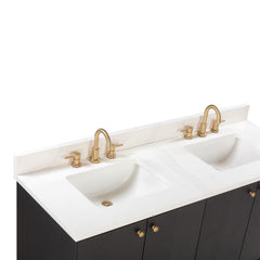Adele 60 in. Double Sink Bathroom Vanity