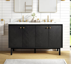 Adele 60 in. Double Sink Bathroom Vanity