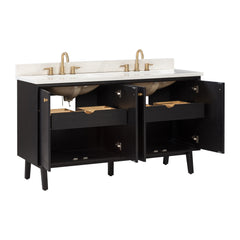 Adele 60 in. Double Sink Bathroom Vanity