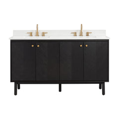 Adele 60 in. Double Sink Bathroom Vanity