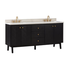 Adele 72 in. Double Sink Bathroom Vanity