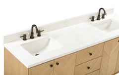 Adele 72 in. Double Sink Bathroom Vanity