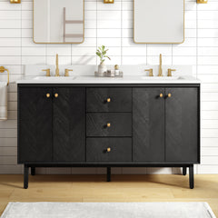 Adele 72 in. Double Sink Bathroom Vanity