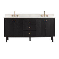 Adele 72 in. Double Sink Bathroom Vanity