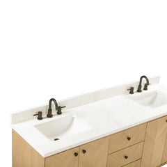 Adele 72 in. Double Sink Bathroom Vanity