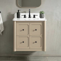 Ario 26 in. Single Sink Bathroom Vanity with Top