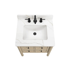 Ario 26 in. Single Sink Bathroom Vanity with Top