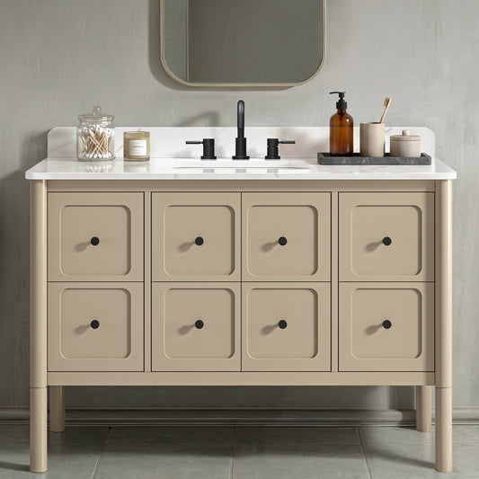 Ario 50 in. Single Sink Bathroom Vanity with Top