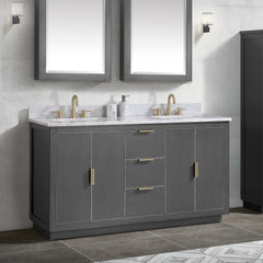 Austen 60 in. Double Sink Bathroom Vanity