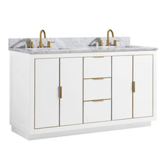Austen 60 in. Double Sink Bathroom Vanity