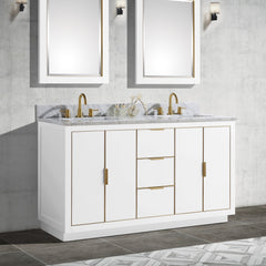 Austen 60 in. Double Sink Bathroom Vanity