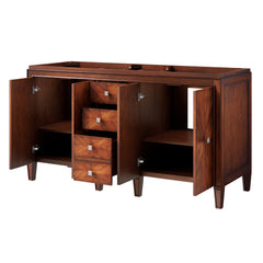 Brentwood 61 in. Double Sink Bathroom Vanity