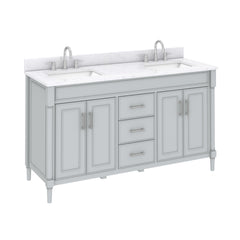 Bristol 60 in. Double Sink Bathroom Vanity