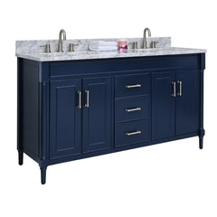 Bristol 60 in. Double Sink Bathroom Vanity