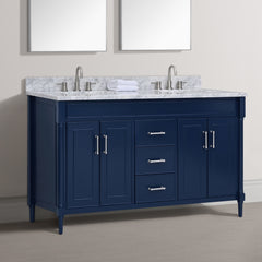 Bristol 60 in. Double Sink Bathroom Vanity